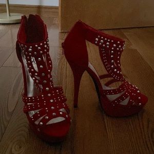 Studded heels